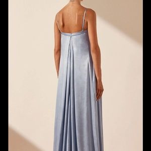 Shona Joy Powder Blue Column Maxi Dress